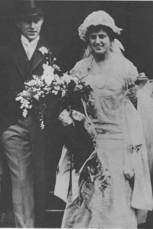 The Kennedys on their wedding day, Oct. 7, 1914